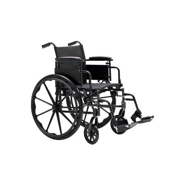 Dynarex Dynarex DynaRide S4 X Lite Wheelchair, Flip Desk Arm & Foot Rest, 18inW Seat 10276 - main